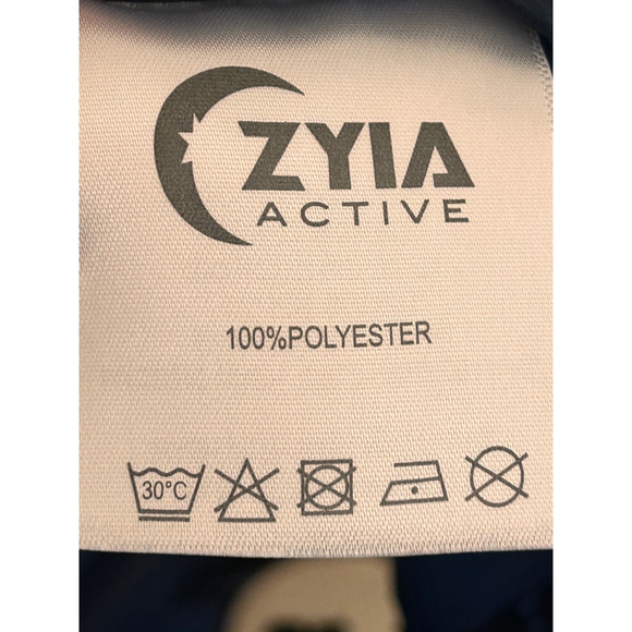 ZYIA ACTIVE Mens Black Blue Hooded Jacket L Ultra Lightweight - Picture 15 of 16